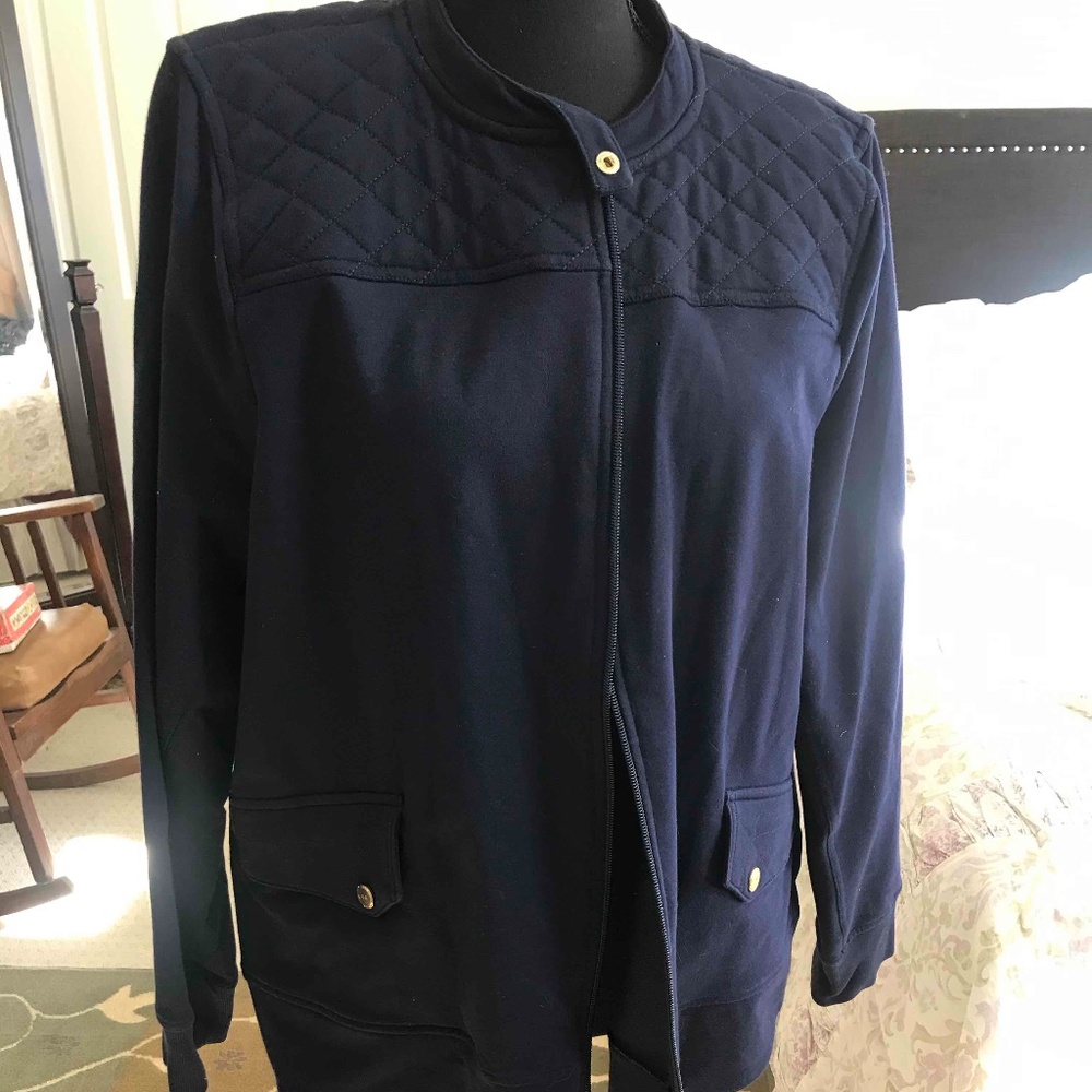 Blue Velour Lauren by Ralph Lauren Jacket